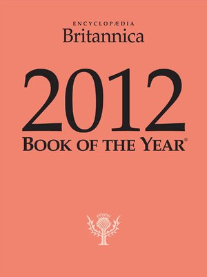 cover image of Britannica Book of the Year 2012